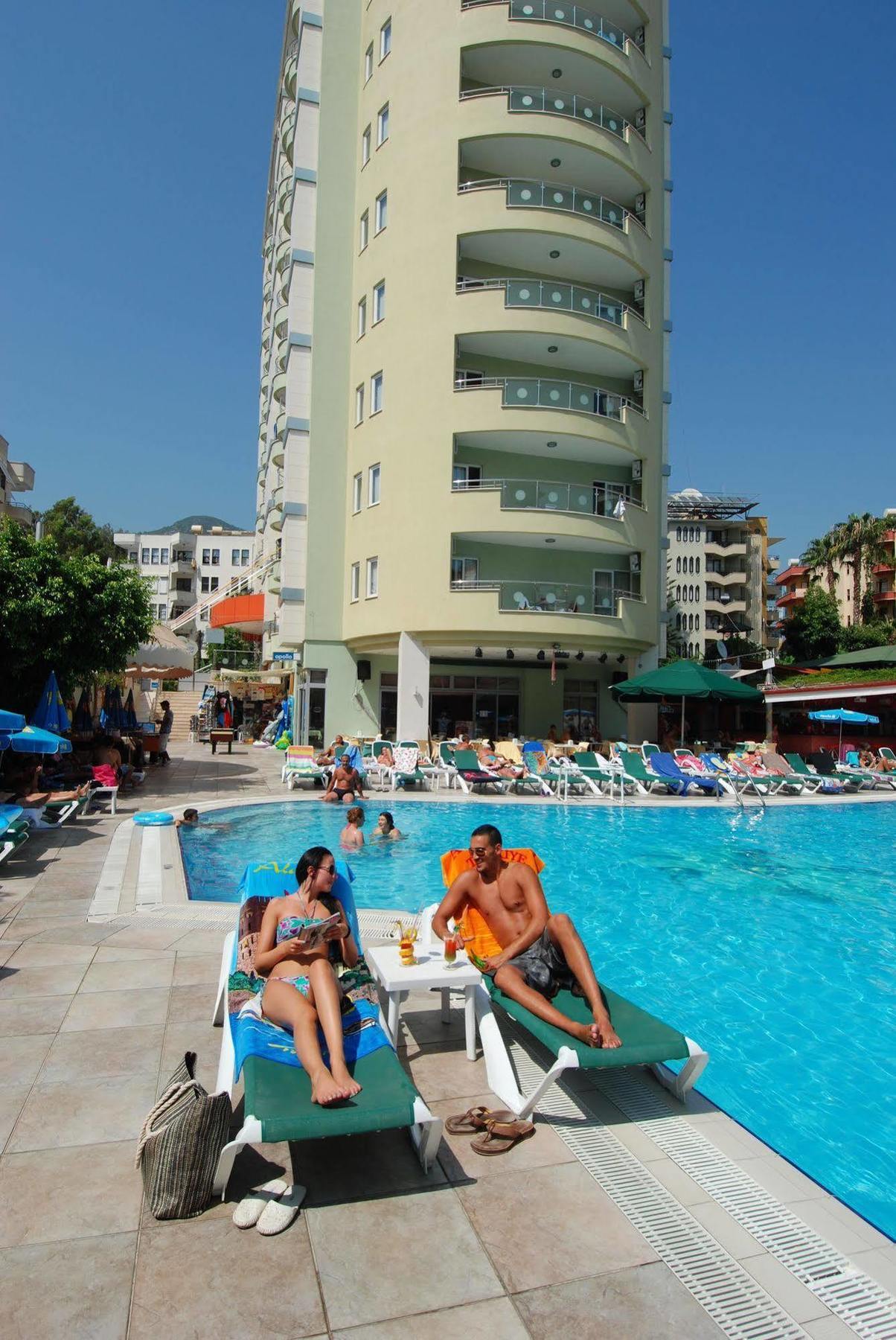Okan Tower Apart Hotel Алания Экстерьер фото